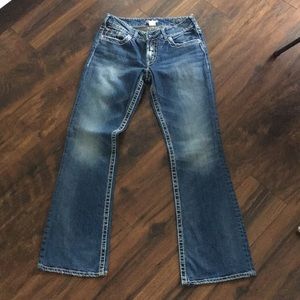 Silver Bootcut Womens Jeans